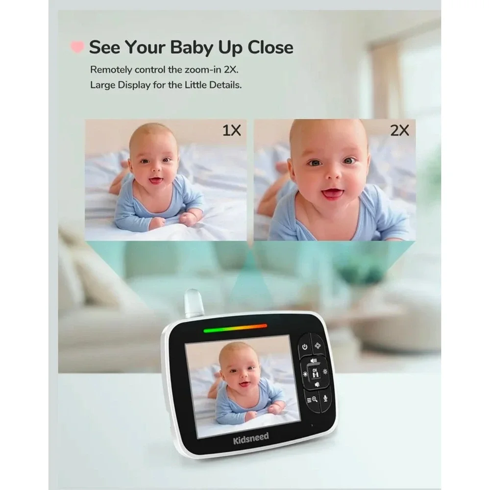 Kidsneed SM935A‎ Digital Wireless Video Baby Monitor 3.5